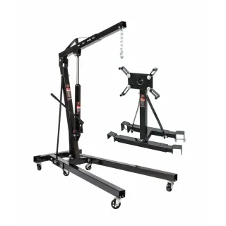 Хидравличен сгъваем кран + стойка за двигатели AWTools AW20050/ 2 т / 900 кг