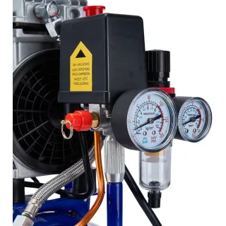 Безмаслен компресор KraftDele KD4098/ 550W/ 230V/ 9л Безмаслен компресор KraftDele KD4098/ 550W/ 230V/ 9л