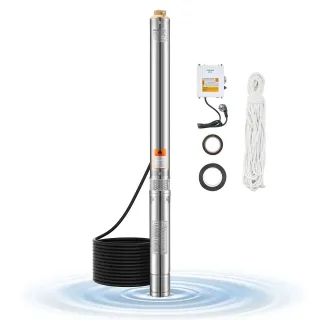 Потопяема помпа за дълбоки кладенци VEVOR 3SDM3/16/ 750W