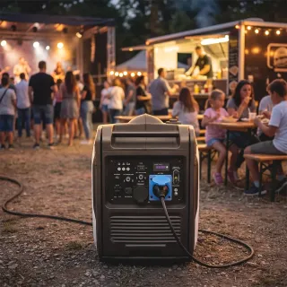 Бензинов инверторен генератор STAHLWERK IG-5500 ST / 5.5 kW/ 11 л Бензинов инверторен генератор STAHLWERK IG-5500 ST / 5.5 kW/ 11 л