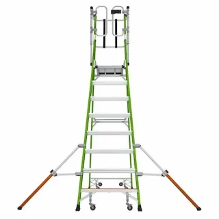 Стълба с предпазен кош Little Giant Safety Cage 1x8