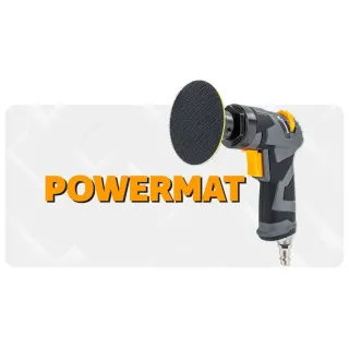 Пневматична шлайфмашина Powermat PM-PSMO-75T + 2 бр. падове
