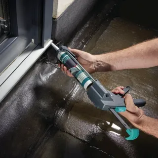 Пистолет за силикон Wolfcraft MG 600 PRO/ за картуш 310 мл