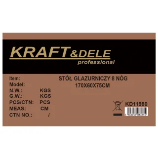 Работна маса за плочки KraftDele KD11980/ 170 x 60 см Работна маса за плочки KraftDele KD11980/ 170 x 60 см