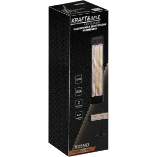 Електрически лъчист отоплител KraftDele KD6503/ 1500W Електрически лъчист отоплител KraftDele KD6503/ 1500W