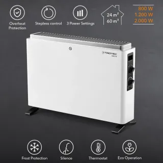 Електрически конвектор Trotec TCH 21 E/ 2kW