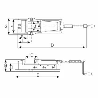 Хидравлично менгеме BERNARDO VH 100 Хидравлично менгеме BERNARDO VH 100