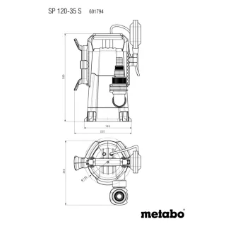 Дренажна помпа METABO SP 120-35 S/ 410W