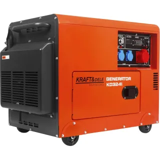 Дизелов генератор KraftDele KD3241/ 7kW/ 230V/400V + ATS