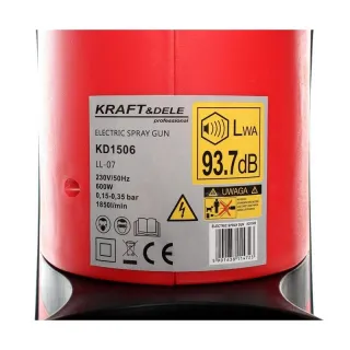 Пистолет за боядисване KraftDele KD1506/ 600W