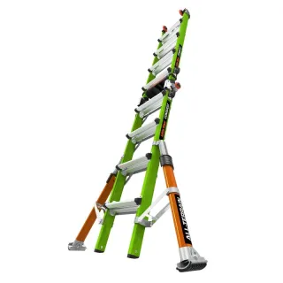 Професионална двураменна стълба Little Giant CONQUEST 4x4 M17 Fiberglass/ 150 кг