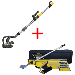 ПРОМО ПАКЕТ! Шлайфмашина за стени и тавани FARTOOLS DWS 710E + Комплект ножове за шпакловане CIMEX SB25100-10 части