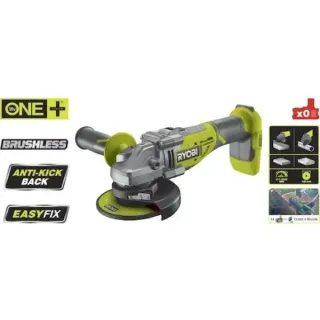 Акумулаторен ъглошлайф RYOBI R18AG7-0 + батерия и зарядно RC18120-140X/ 18V/ Ah Акумулаторен ъглошлайф RYOBI R18AG7-0 + батерия и зарядно RC18120-140X/ 18V/ Ah
