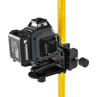 Телескопичен прът със стойка за лазерен нивелир Powermat PM-TPLK-3M/ 3 м