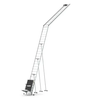Стълба с подемник DRABEST WT-AL-M-12-BW+WT-WT-PV/ 1050W/ 6.5 м