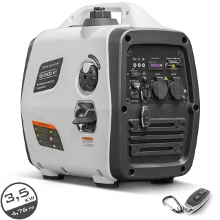 Инверторен бензинов генератор STAHLWERK IG-3500 ST/ 3,5 kW / 230V/ 8л