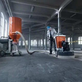 Машина за шлайфане на бетон Husqvarna Construction PG 680/ 12.5 kW