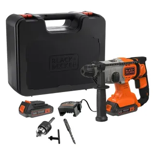 Акумулаторен перфоратор Black and Decker BCD900E2K/ 18 V/ 2х2.5Ah
