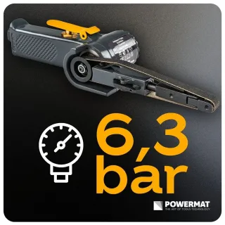 Пневматичен лентов шлайф Powermat PM-PST-330T/10x330 мм