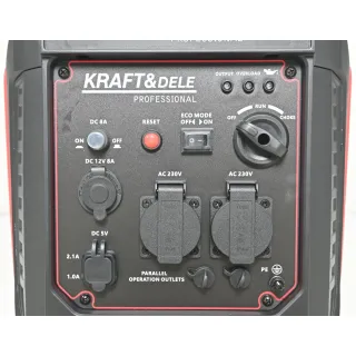 Инверторен генератор KraftDele KD3163/ 3.7kW/ 12/230V + USB/ 6,3 л Инверторен генератор KraftDele KD3163/ 3.7kW/ 12/230V + USB/ 6,3 л