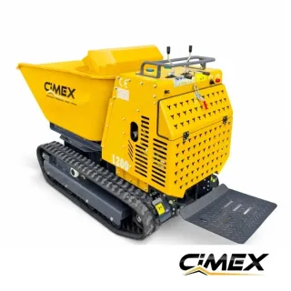 Верижен мини дъмпер с реверсивна кофа CIMEX WB-1200R/ 1200 кг/ 15 к.с.