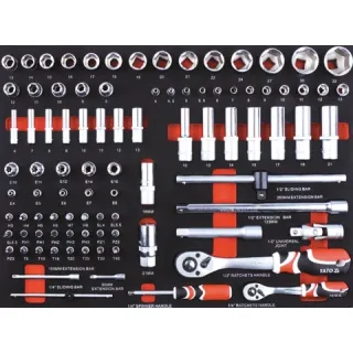 Количка с инструменти Yato YT-55290/ 211 бр.