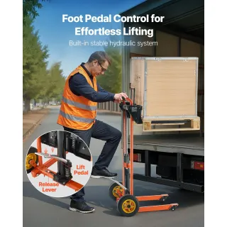 Хидравлична палетна количка VEVOR scddc1000/ 205 кг