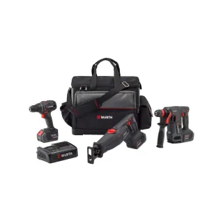 Комплект акумулаторни машини WURTH M-CUBE ABS/AFS/ABH/ 18V 3x5.0 Ah