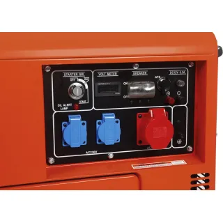 Дизелов генератор KraftDele KD3241/ 7kW/ 230V/400V + ATS