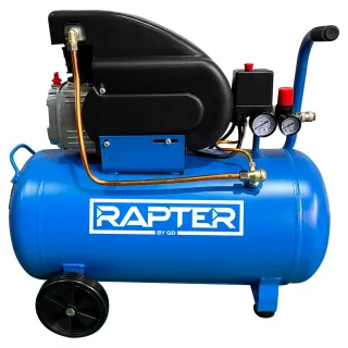 Бутален компресор за въздух Rapter RRHQ AC50D/ 1.5 kW/ 50л