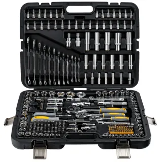 Комплект тресчотки, вложки (гедоре) POWERMAT PM-ZKNB-216SU-PRO/ 216 части 1/2