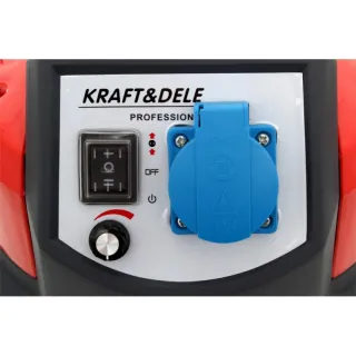 Двукамерна индустриална прахосмукачка KraftDele KD486/ 1400W