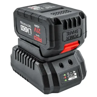 Акумулаторен верижен трион RED TECHNIC RTPAK0124/ 21V/ 2x4Ah