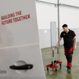 Количка за пренасяне на плочки Rubi Rhino/ 900x434x278 мм/ 250 кг