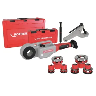 Акумулаторна резбонарезна машина ROTHENBERGER SUPERTRONIC 2000 E + BSPT1/2