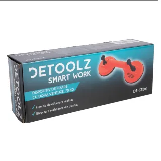 Двойна вендуза Detoolz DZ-C304/ 70 кг Двойна вендуза Detoolz DZ-C304/ 70 кг