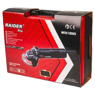 Ъглошлайф Raider RDP-AG79 Black Edition/ 900W