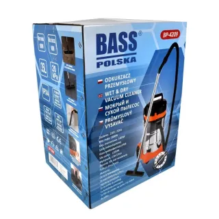 Индустриална прахосмукачка BASS POLSKA 4209/ 1600W Индустриална прахосмукачка BASS POLSKA 4209/ 1600W