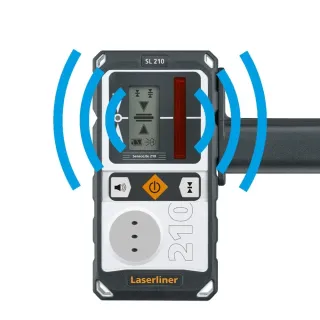 Приемник за ротационен лазер Laserliner SensoLite 210 Set