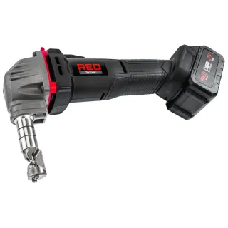 Акумулаторна ножица за ламарина RED TECHNIC RTANSDB0173/ 21V/ 2x3Ah