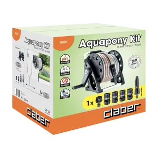 Макара с маркуч и свръзки CLABER AQUAPONY KIT/ 15 м Макара с маркуч и свръзки CLABER AQUAPONY KIT/ 15 м