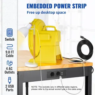 Работна маса с регулируема височина VEVOR M4820/ 900 кг