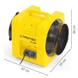 Индустриален вентилатор Trotec TTV 3000/ 730W Индустриален вентилатор Trotec TTV 3000/ 730W