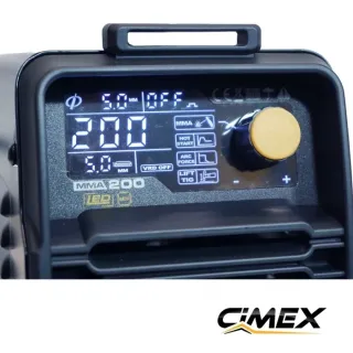 Инверторен електрожен CIMEX MMA-200 с Lift Tig функция и LED дисплей/ 200A