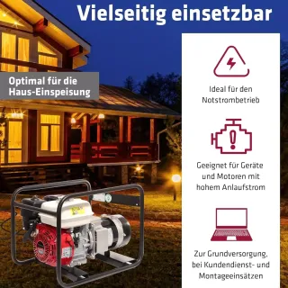 Бензинов генератор ELMAG SEB 3300W/ 230V/ 3kVA/ 3.1 л