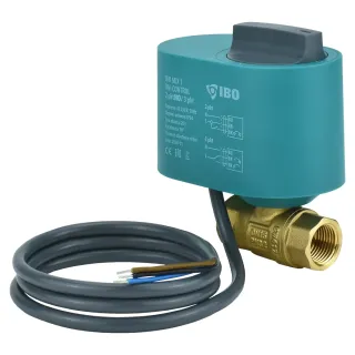 Спирателен вентил със задвижка - затворен IBO MIX 1 UNI CONTROL DN15/ 230V