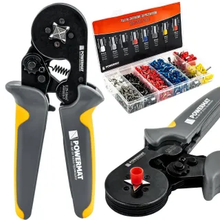Клещи за кримпване Powermat PM-ZDTK-175T/ 175 мм Клещи за кримпване Powermat PM-ZDTK-175T/ 175 мм