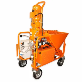 Машина за мазилка Bisonte PCS-K35CT/ 4kW/ 220V/ 130 л