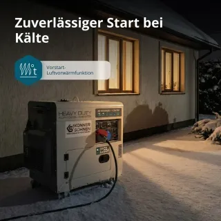 Дизелов шумоизолиран генератор KOENNER-SOEHNEN KS 9200HDES-1/3 ATSR/ 6.5-7.5kW Дизелов шумоизолиран генератор KOENNER-SOEHNEN KS 9200HDES-1/3 ATSR/ 6.5-7.5kW