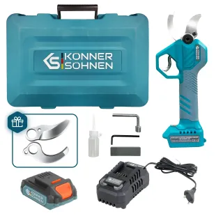 Акумулаторна лозарска ножица KOENNER-SOEHNEN KS CPS20V-40 Case/ 20V/ 2Ah